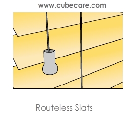 Routeless Slats