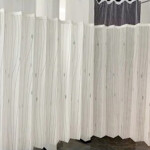 Healthcare privacy curtains for hospitals ensuring patient safety and hygiene.